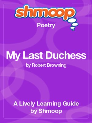 cover image of My Last Duchess